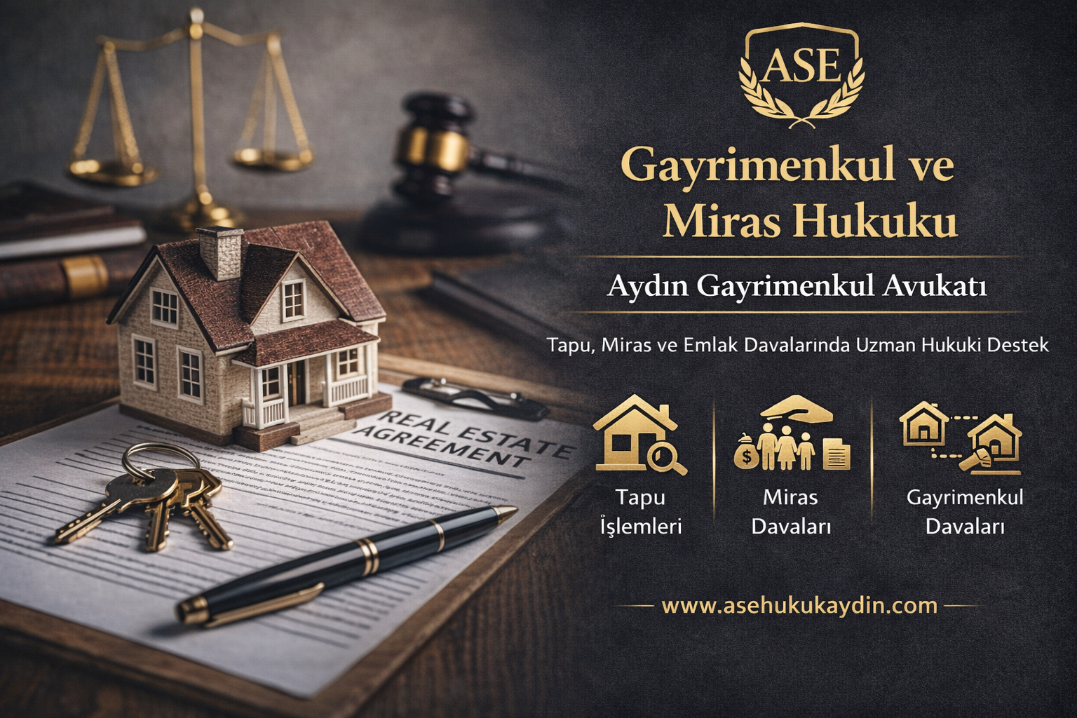 Aydın Gayrimenkul ve Miras Hukuku Avukatı